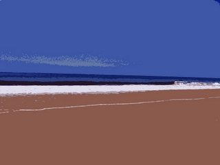 Padaro Beach - Santa Barbara - Photoshop Abstract